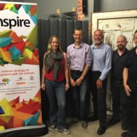 Members of Scinapse -  Emma Jackson, Andrew Outhwaite, John Gourley, Ken Lawson and Mark Canny